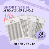 Lashmer Short Stem XL Tray Saver Bundle - X4 trays - Lashmer