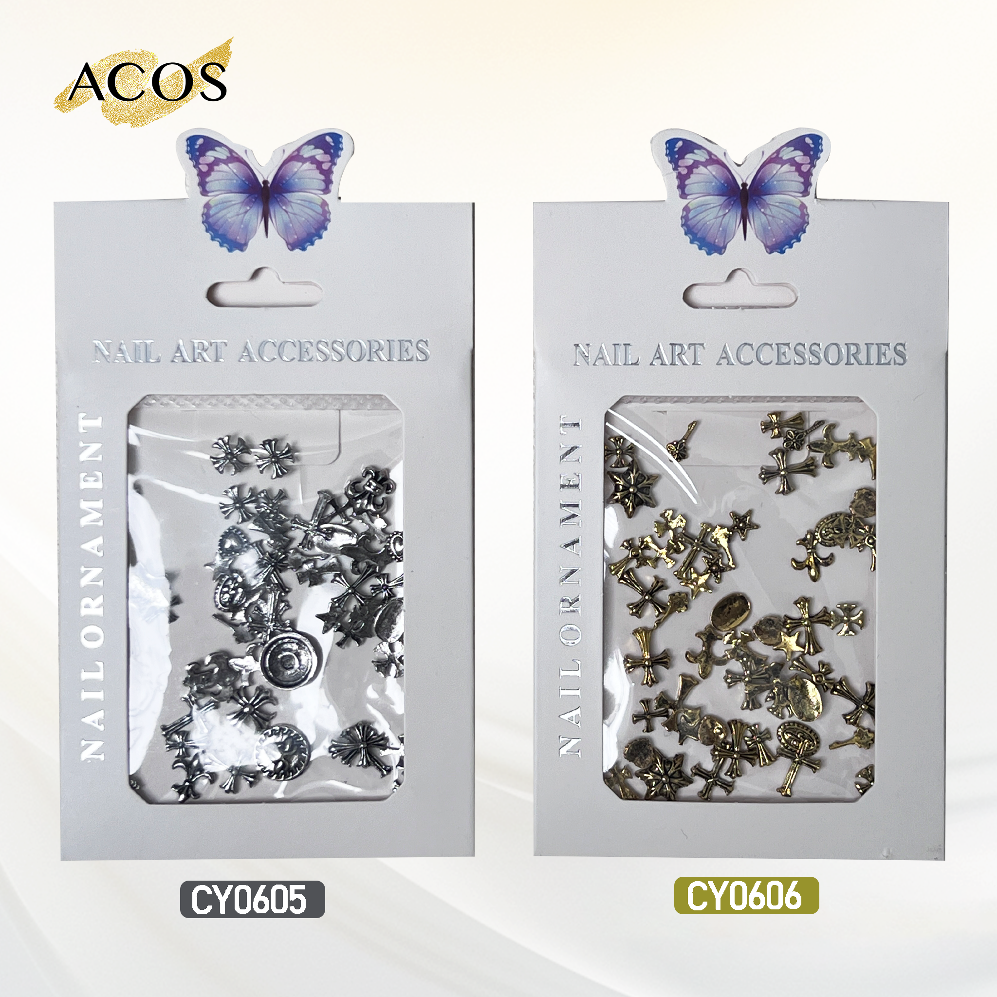 Charm Chrome Hearts Nail Art Decoration (#005) - Lashmer