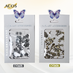 Charm Chrome Hearts Nail Art Decoration (#005) - Lashmer