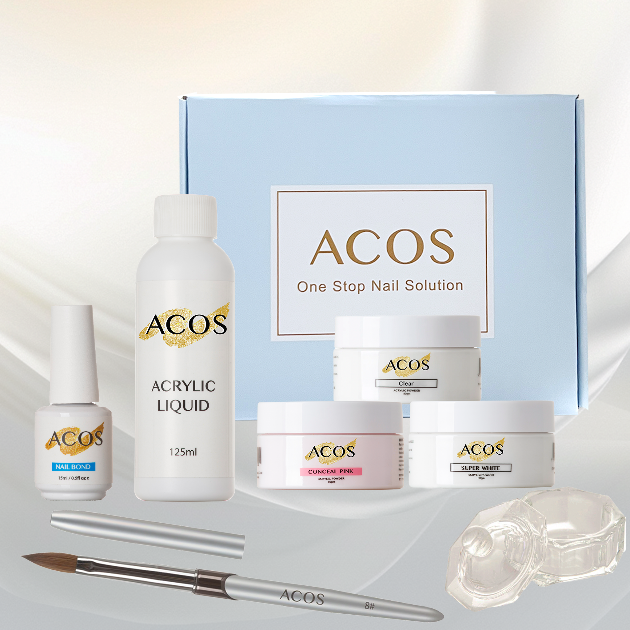 ACOS Acrylic Nail Student KIT - Lashmer