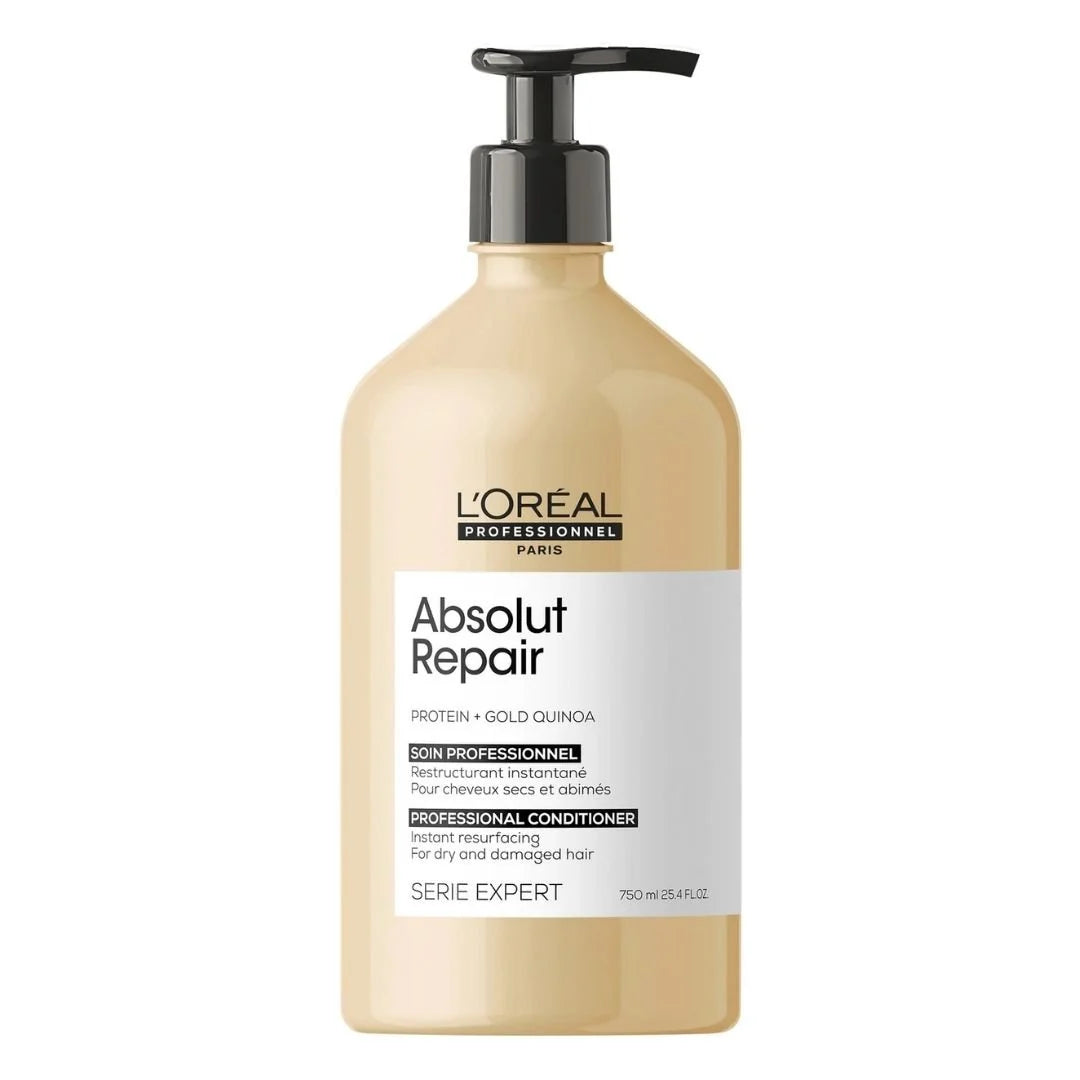 L'Oreal Serie Expert Absolut Repair Gold Quinoa + Protein Conditioner 750ml - Lashmer