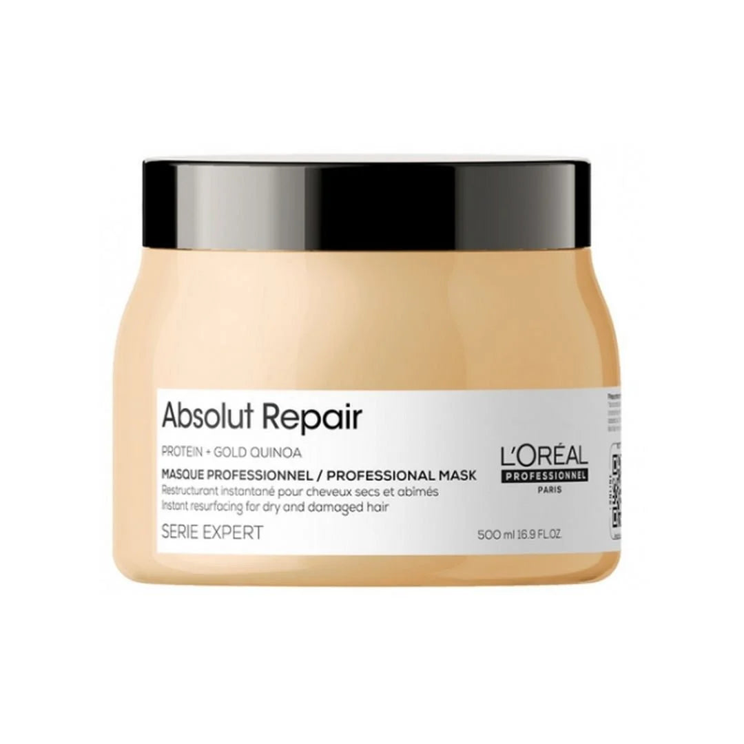 L'Oreal Serie Expert Absolut Repair Gold Quinoa + Protein Masque 500ml - Lashmer