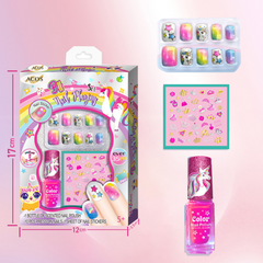 Kids Nail Kits with Beauty Fun Nail Playing Set #002 - Lashmer