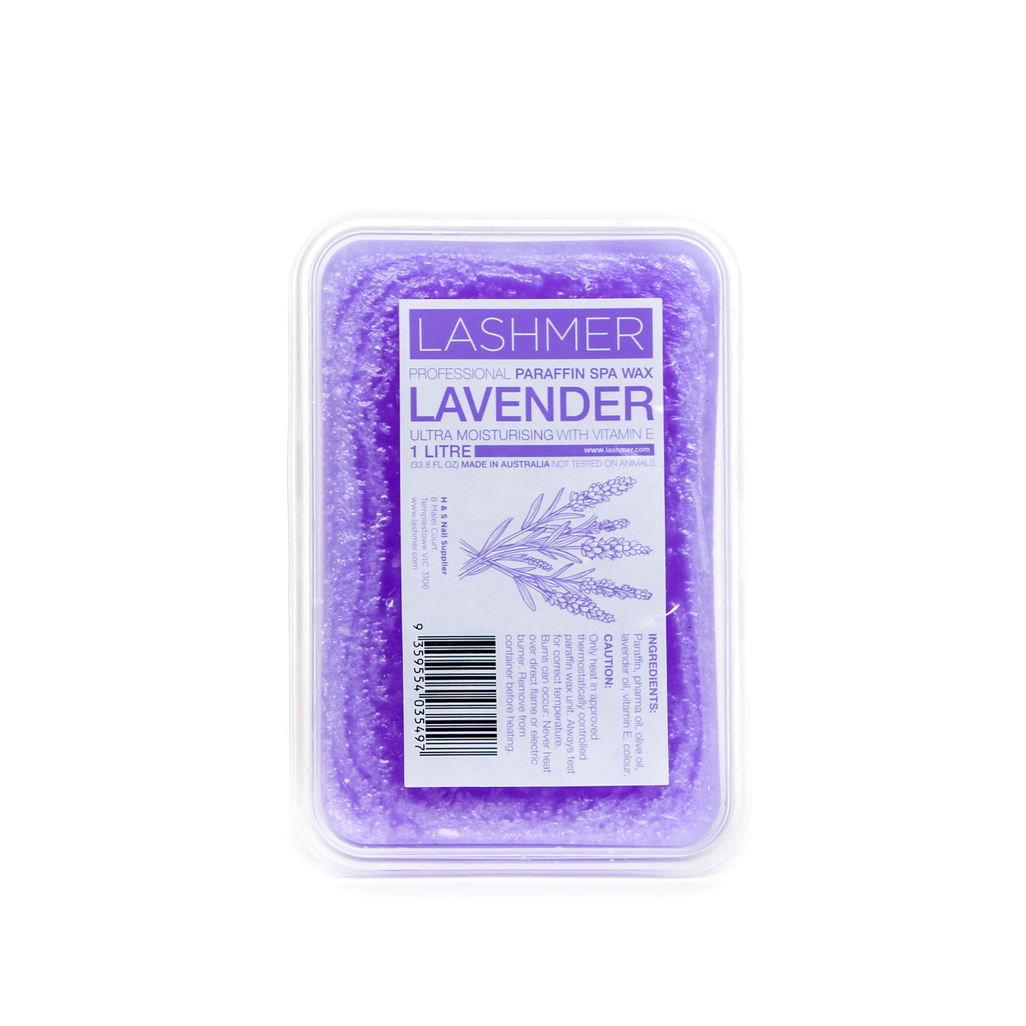Lashmer Paraffin Wax / 1 Litre_Lavender - Lashmer