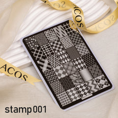 ACOS XL Large Stamping Plates Nail Art Designs - Lashmer