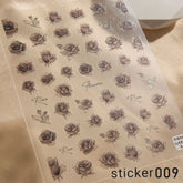 ACOS Nail Art Stickers -- Flowers #009 - Lashmer