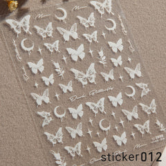 ACOS Nail Art Stickers -- Butterfly #003 - Lashmer