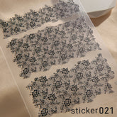 ACOS Nail Art Stickers -- Lace #004 - Lashmer