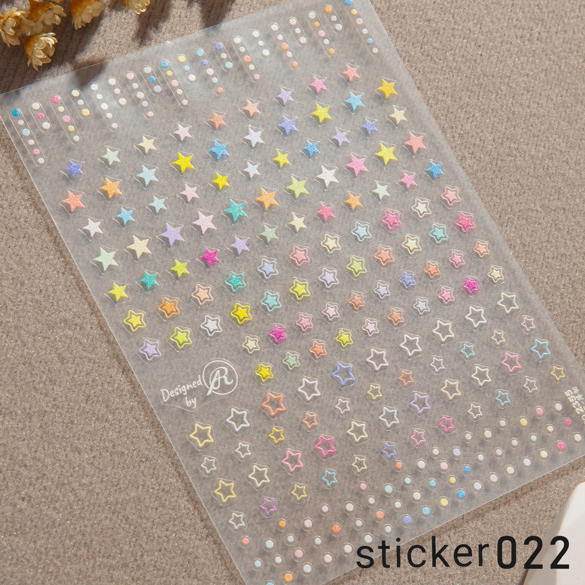 ACOS Nail Art Stickers -- Star #001 - Lashmer