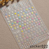 ACOS Nail Art Stickers -- Star #001 - Lashmer