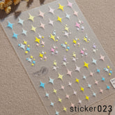 ACOS Nail Art Stickers -- Star #002 - Lashmer