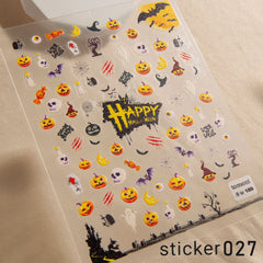 ACOS Nail Art Stickers -- Halloween #002 - Lashmer