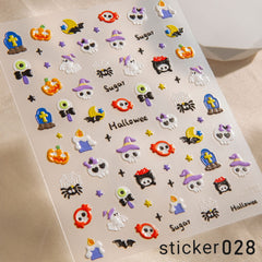 ACOS Nail Art Stickers -- Halloween #003 - Lashmer