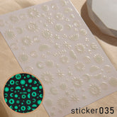 ACOS Nail Art Stickers -- Night #002 - Lashmer