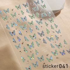 ACOS Nail Art Stickers -- Butterfly #008 - Lashmer