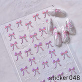 ACOS Nail Art Stickers -- Butterfly #014 - Lashmer