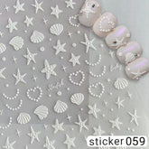 ACOS Nail Art Stickers -- Marine Life Series #004 - Lashmer