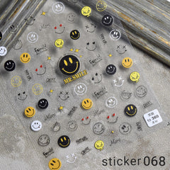 ACOS Nail Art Stickers -- Smile #002 - Lashmer