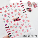 ACOS Nail Art Stickers -- Fruit - Lashmer