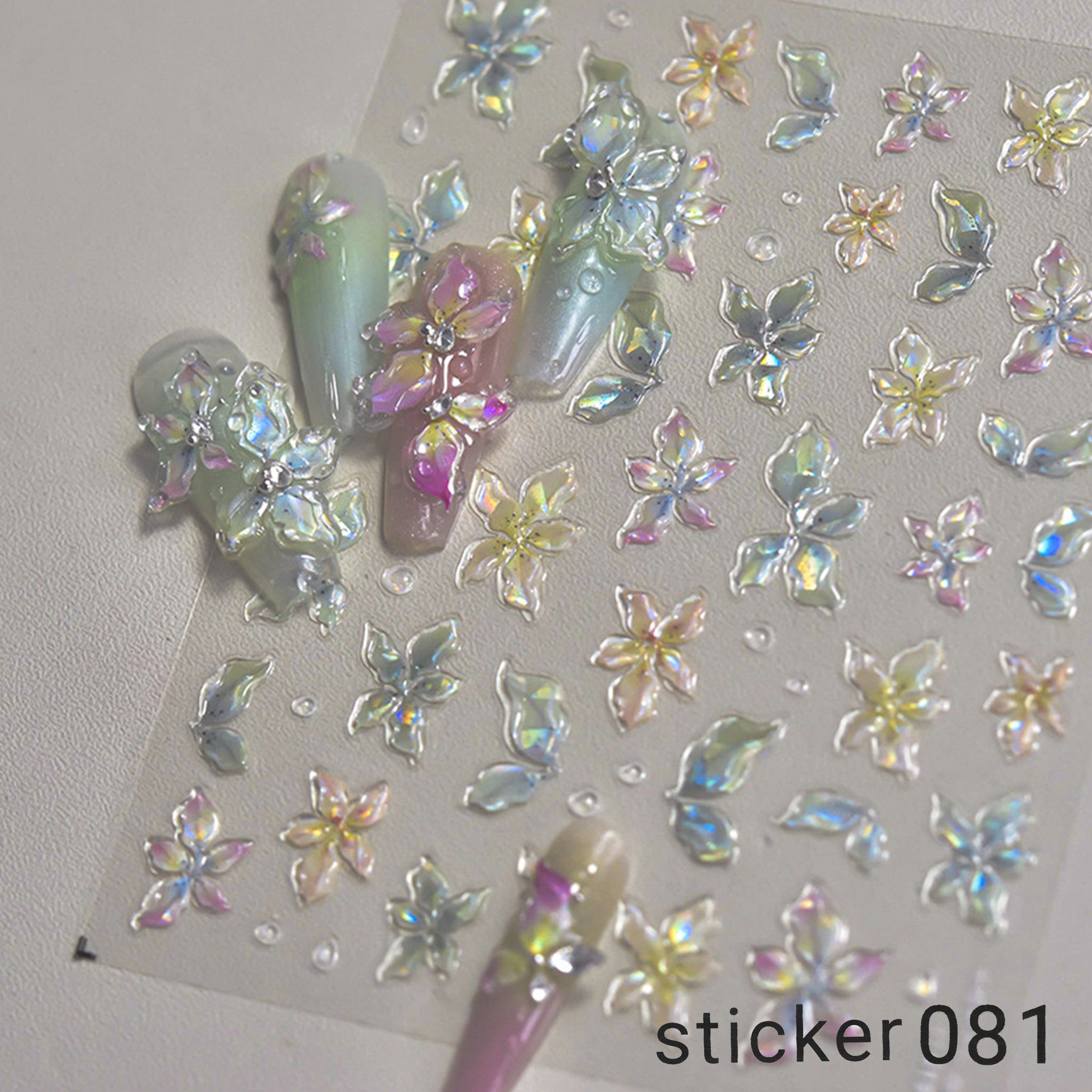 ACOS Nail Art Stickers -- Jelly Style #004 - Lashmer