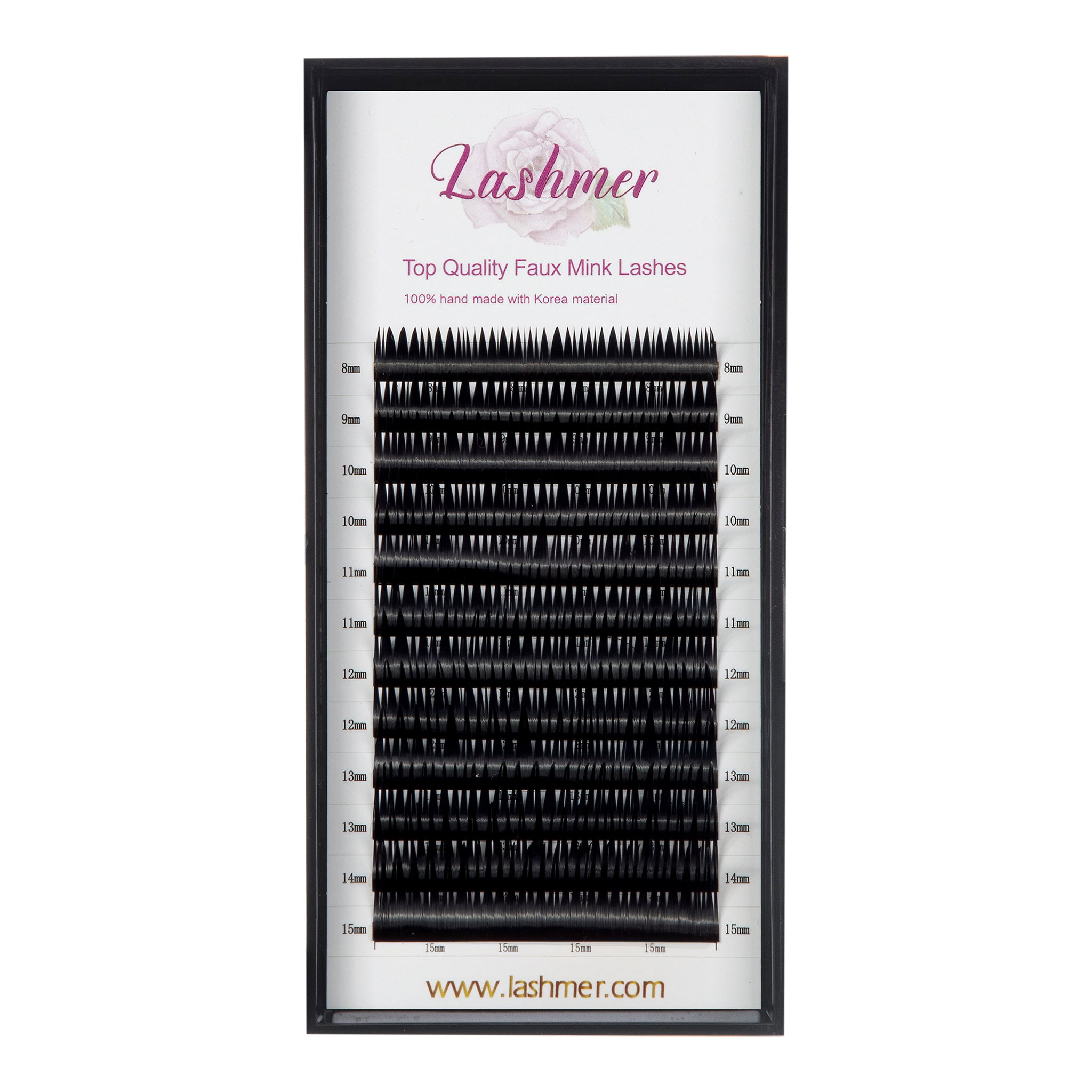 Premade Wet Look Lashes | Lashmer | C, D Curl - Lashmer