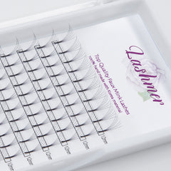 B Curl Long Stem premade Fans(3D, 4D, 5D, 6D) - Lashmer Nails&Eyelashes Supplier