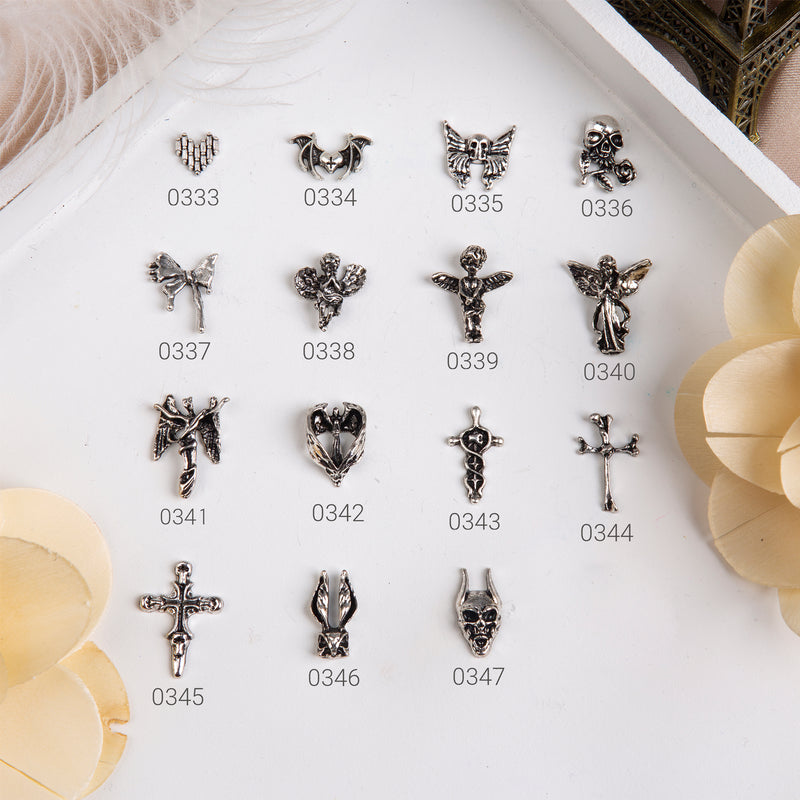 Charm Chrome Hearts Nail Art Decoration (#002) - Lashmer