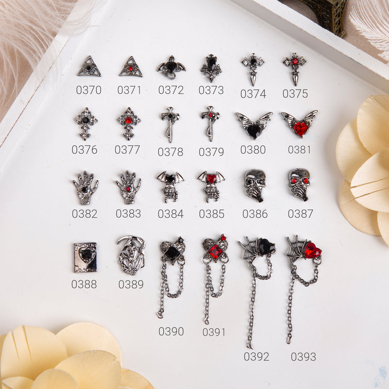 Charm Chrome Hearts Nail Art Decoration (#004) - Lashmer