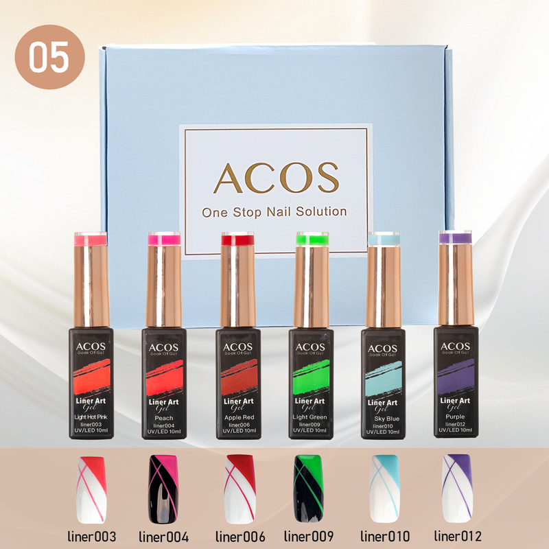 ACOS Liner Art Gel Collection Kit