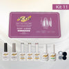 ACOS Soft Gel Press On Nail Kit (Gel color +chrome powder) - Lashmer