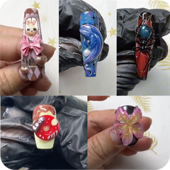 ACOS 3D Carving Gel Nail Art Course - Lashmer