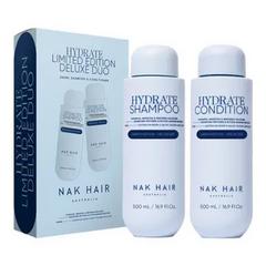NAK Hydrate Shampoo and Conditioner Duo 500ml (pumps not included) - Lashmer