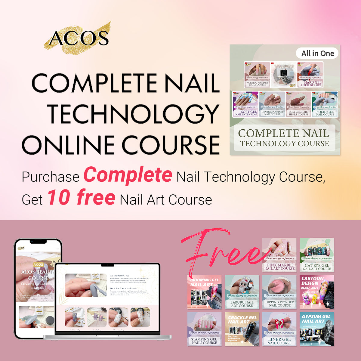 ACOS Complete Nail Technology Course - Lashmer