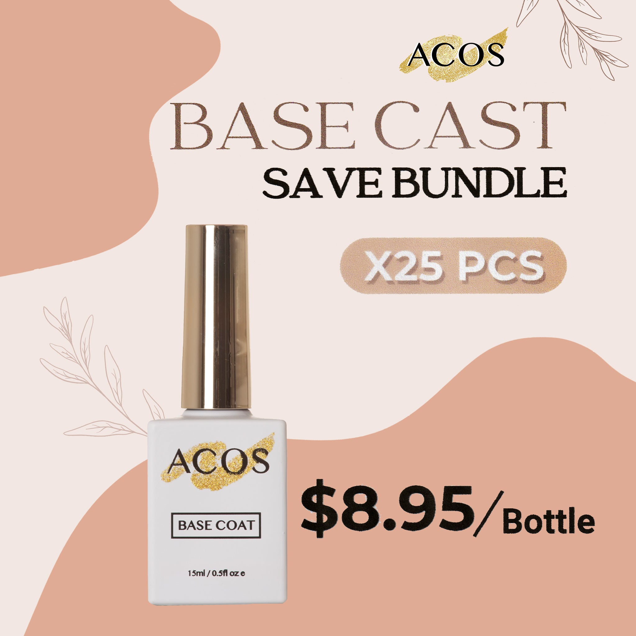 ACOS Gel Colour Base Coat (15ml)