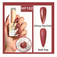 ACOS HEMA-free gel polish in Red Stardust, colour 102
