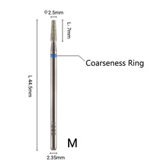 ACOS Tapered Shape  manicure Drill Bits (Medium) - Lashmer