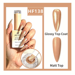 ACOS HEMA-free gel polish in Sunset Gold, colour 138
