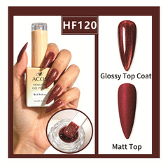 ACOS HEMA-free gel polish in Red Velvet, colour 120