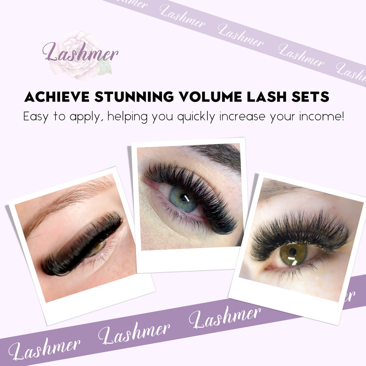 Lashmer Pointy Stem Premade Fans Bundle - Lashmer
