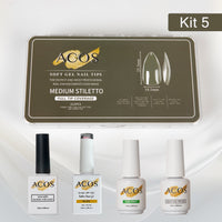 ACOS Soft Gel Press On Nail Kit (Rubber base Gel) - Lashmer