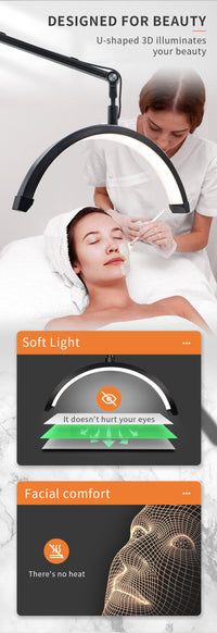 ACOS Adjustable Half Moon LED Beauty Light - Lashmer