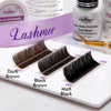 Lashmer Volume Black Brown Lashes (Thickness 0.05)