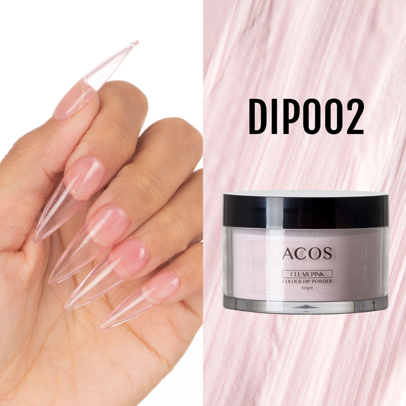 ACOS Dipping Powder Clear Pink  Colour (60g) - Lashmer
