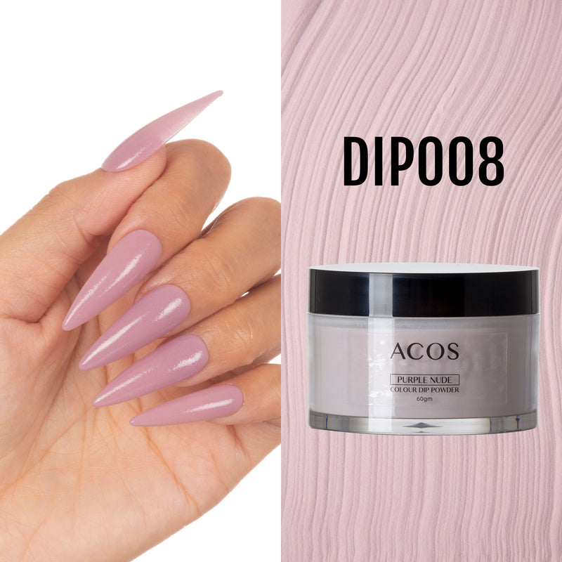 ACOS Dipping Powder Purple Nude  Colour (60g) - Lashmer