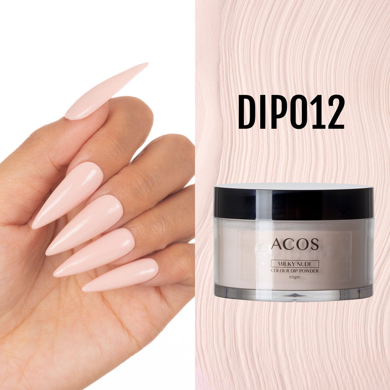 ACOS Dipping Powder Milky Nude  Colour (60g) - Lashmer