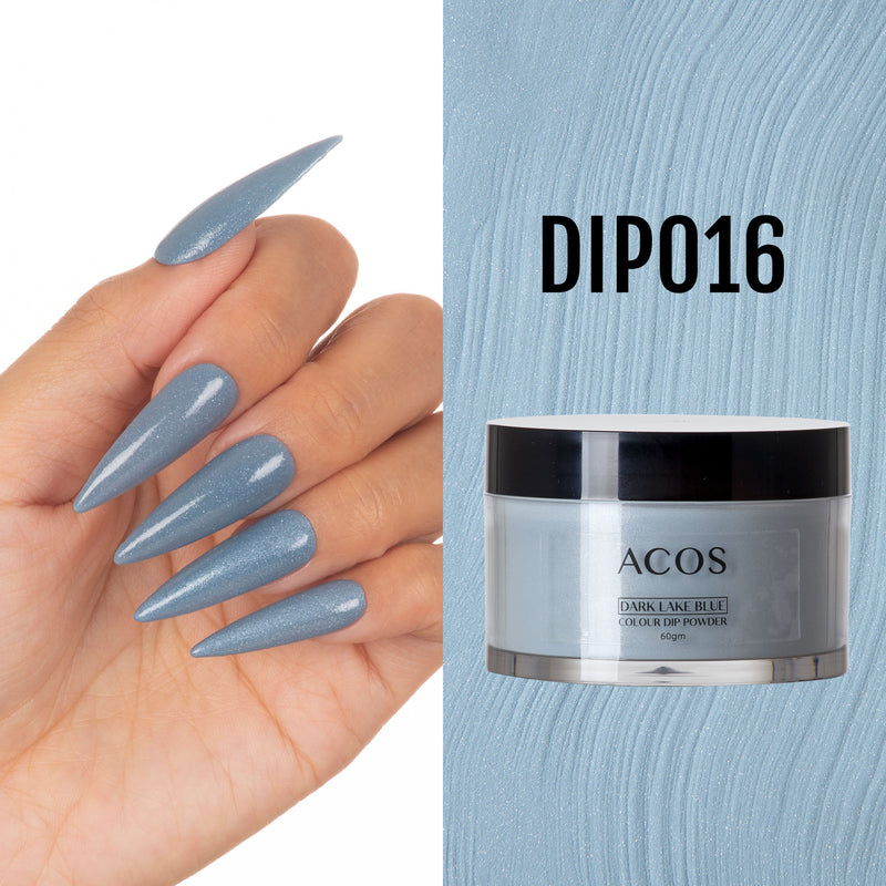ACOS Dipping Powder Dark Lake Blue  Colour (60g) - Lashmer
