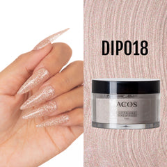 ACOS Dipping Powder Glitter Gold  Colour (60g) - Lashmer