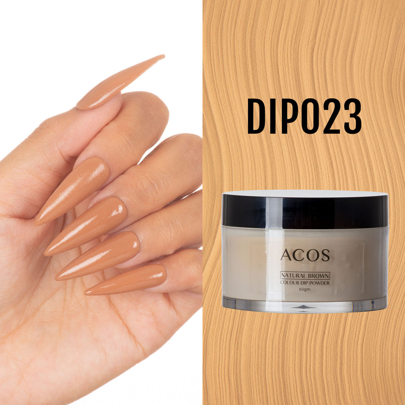ACOS Dipping Powder Natrual Brown  Colour (60g) - Lashmer