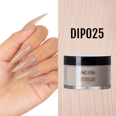 ACOS Dipping Powder Light Brown Nude  Colour (60g) - Lashmer