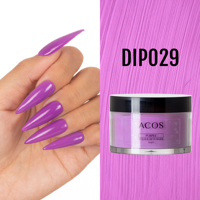 ACOS Dipping Powder Purple  Colour (60g) - Lashmer